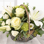 White Sympathy Basket