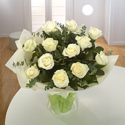 Sympathy Rose Hand Tied Bouquet