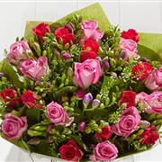 Luxury Pink Rose and Freesia   check availability
