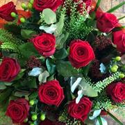 Luxury Red Rose Hand tied